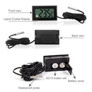 Thermometer LCD Temperature Meter Refrigerator Aquarium Monitor (White) Newly