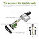 VODOOL usb Car Charger Adapter with 1 Socket Cigarette Lighter and 2 USB