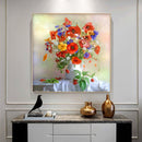 Rhinestone Diamond Painting DIY Flowers Vase Mosaic Picture Craft Wall Poster