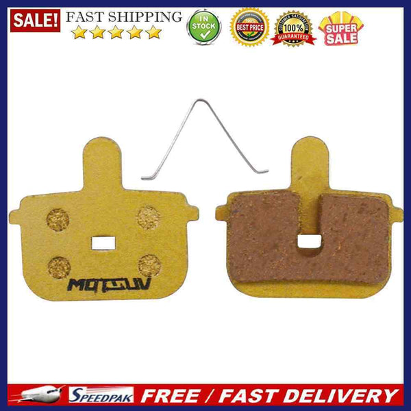MOTSUV 2pcs MTB Cycling Bike Disc Bicycle Brake Pads Metal Hydraulic Disc Par