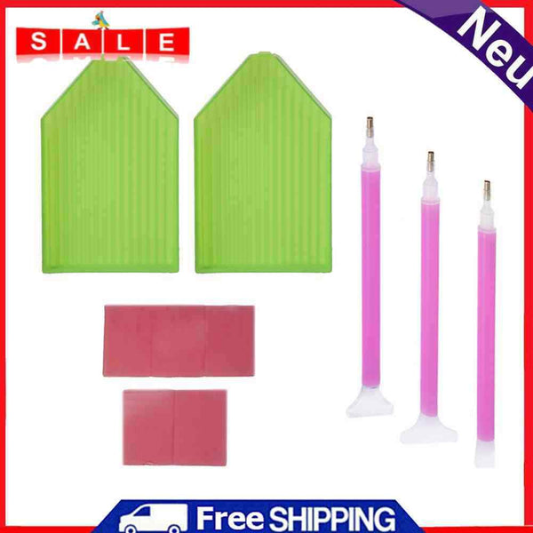 Full Square 5D DIY Diamond Painting Diamond Tool Cross Stitch Tray Embroidery S