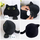 Stuffed Animals with Black Cat and White Cat Creative Throw Pillows (40cm) Newly