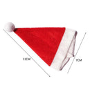 20Pcs Mini Santa Claus Hats for Decor Christmas Mini Gift Lollipop Holiday Favor