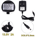 13.5V DC 2A Adapter AC 100~240V 50/60Hz, DC Converter Power Supply 5.5*2.5mm