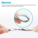 15m Soft Chromed PVC Car Door Edge Guard Protector T3P4 Molding Q8Z8 Trim A6L9