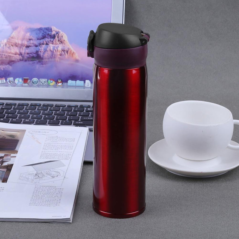 Stainless Steel Double Wall Thermal Cup Bottle Vacuum Cup Thermal Mug(4)