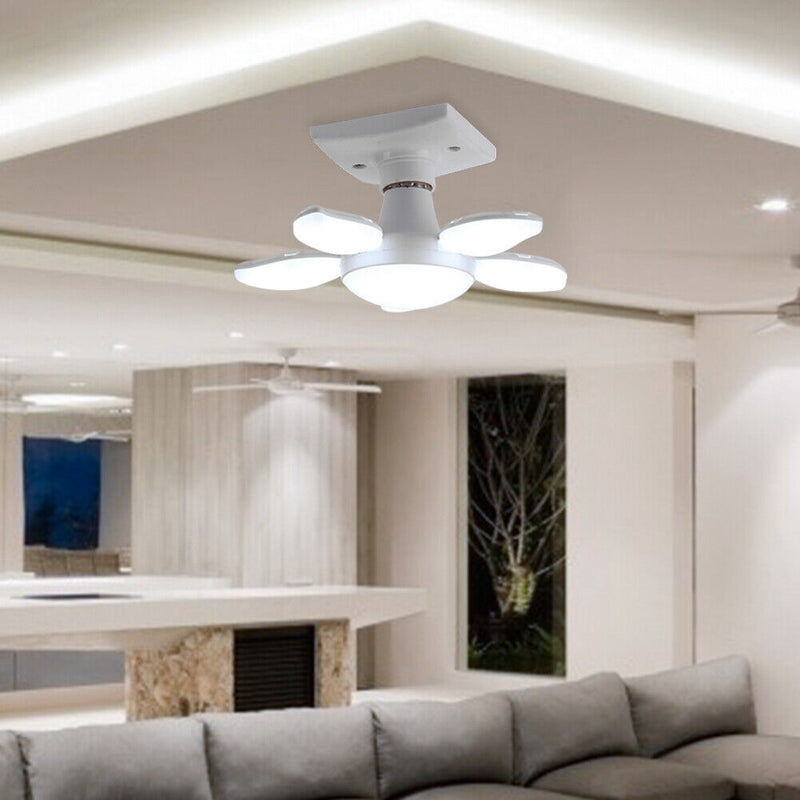 E27 Lamp Head Deformable Folding Adjustable Ceiling Lamp Work Lights (C) Newly