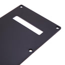 PVC Pickguard Tremolo Cavity Backplate for Electric Guitar Accessory(Black)