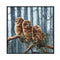 Full Cross Stitch 11CT Three Owls Printed Embroidery DIY Home Decoration Gift