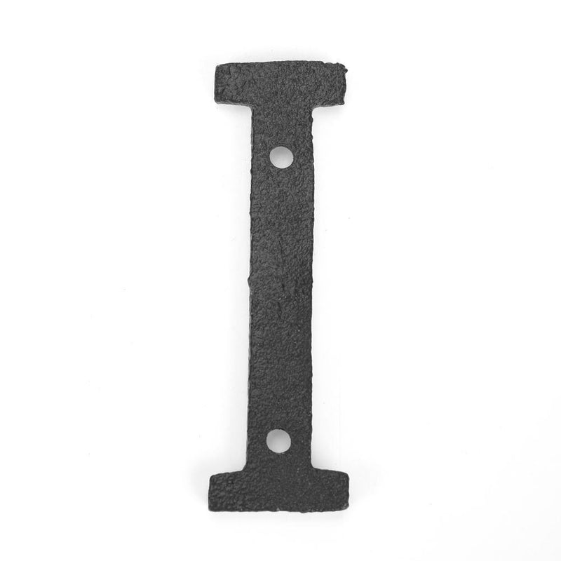 Metal Letters Cast Iron House Sign Doorplate DIY Cafe Wall Decoration (I) Newly