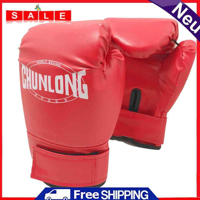2pcs Muay Thai Training Fighting Gloves Sports Boxing Workout Hand Protector