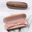 Wood Grain Eyewear Protector Reading Glasses Case Eyeglass Holder Glasses Box