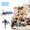 Outdoor Camping Hiking Tripod Gas Stove Connector Long Tank Gas Bottle Converter