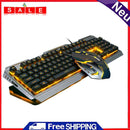V1 USB Cable Ergonomic Illuminated Mechanical Feel Gaming Keyboard Mouse Se