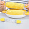 Steel Corn BBQ Forks Outdoor Party Kitchen Tool Yellow T3W8