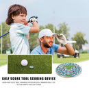 Iron+ABS Golf Ball Marker Outdoor Golf Marker Ball Position Parts for Cap Vis