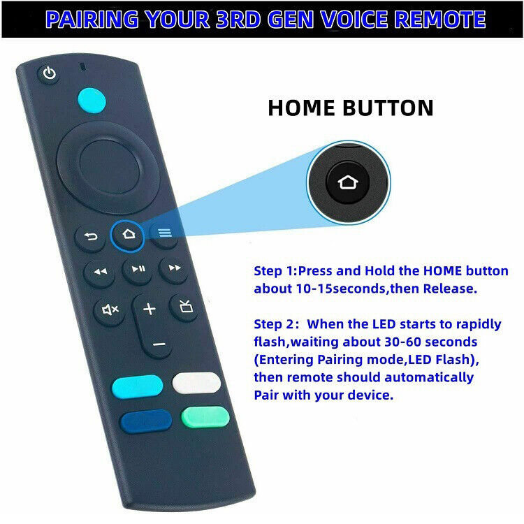 Plastic Remote Control Replacement Smart Remote Control for Alexa Voice Remote