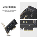 SSU EM2-5001 PCI-E 3.0 X4 to NVMe M.2 NGFF M Key SSD Riser Expansion Card