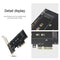 SSU EM2-5001 PCI-E 3.0 X4 to NVMe M.2 NGFF M Key SSD Riser Expansion Card