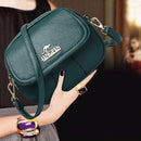 Fashion Women PU Leather Shell Crossbody Bag Casual Multi Layers Shoulder Bags
