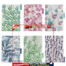 6-Ring Loose Leaf Binder Journal Transparent Notebook Insert Pages (A5) Newly