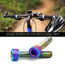 2pcs M6 Bicycle Headset Bolts 30mm Road Bike Stem Top Cap Screws Fixing Bolts