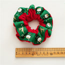 Headwear Large Intestine Hair Ring Christmas Hair Rope Christmas Snowflake