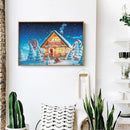 Full Round Drill Diamond Painting Candy House Pictures Handiwork Art Mosaic K