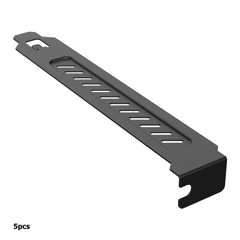 5pcs Heat Dissipation PCI Baffle Dustproof Chassis Expansion Slot Cover Plate