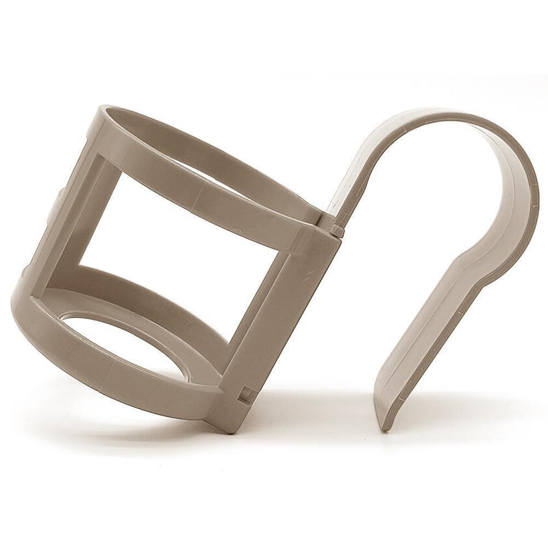 4x Water Cup Hanging Holder Hook for Above Swimming Pool Side Shelf (Grey)