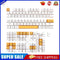 PBT Keycap for MX Switch Gaming Mechanical Keyboard Part (Bee Milk English)