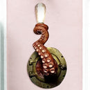 Octopus Wall Light Monster Tentacle Lamp Holder Bulb Light Home Decor (Red)