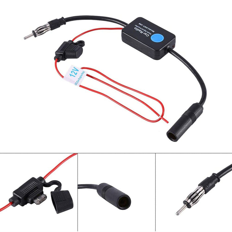 Car Radio Antenna Auto Car Radio Antenna Signal Aerial Booster for AM FM Newly
