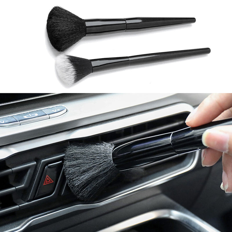 Nylon Car Detailing Brushes Interior & Automotive Details Cleaning for Leat