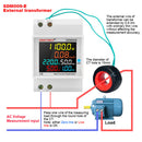 LCD Digital Display Voltage Current Frequency Meter KWH Energy Frequency Me