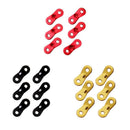 18xWind Rope Buckle AluminiumAlloy Paracord Buckle Camping Equipment Black