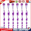 6pcs Bird Repellent Stick Reflective Spiral Deterrent Garden Decor (Purple)