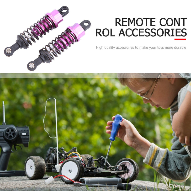 #A 2Pcs RC Cars 65mm Spring Shock Absorber Upgrade Parts for Wltoys 1/18 A959 A9