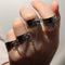 Women Chain Adjustable Open Finger Rings Punk Hip Pop Jewelry