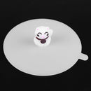 Silicone Cartoon Cup Cover Creative Anti-Dust Sealing Coffee Lid Caps(4)
