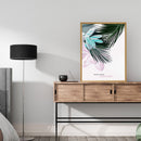 DIY Colouring Wall Pictures Posters Green Plants Hand Painted Oil Paint Painting