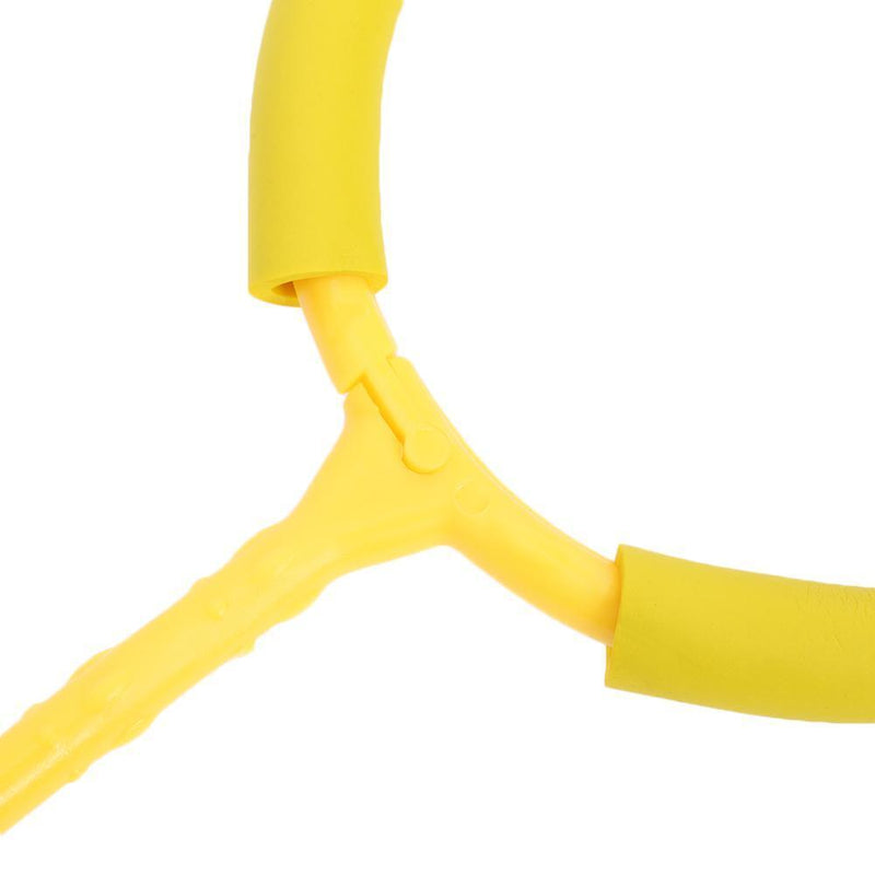 Flashing Jumping Ball Kids Ankle Bouncing Balls Outdoor Sports Toys (Yellow