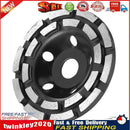 Diamond Segment Grinding Cup Wheel Disc 2 Row Stone Brick Grinder (125mm) Newly