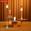 360°Fold Wireless Dimmable Selfie Fill Light Lamp Phone Holder Makeup F4R8