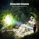 LED+COB Portable Flashlight Spotlight Searchlight 4-level Hand-held Lamp Newly