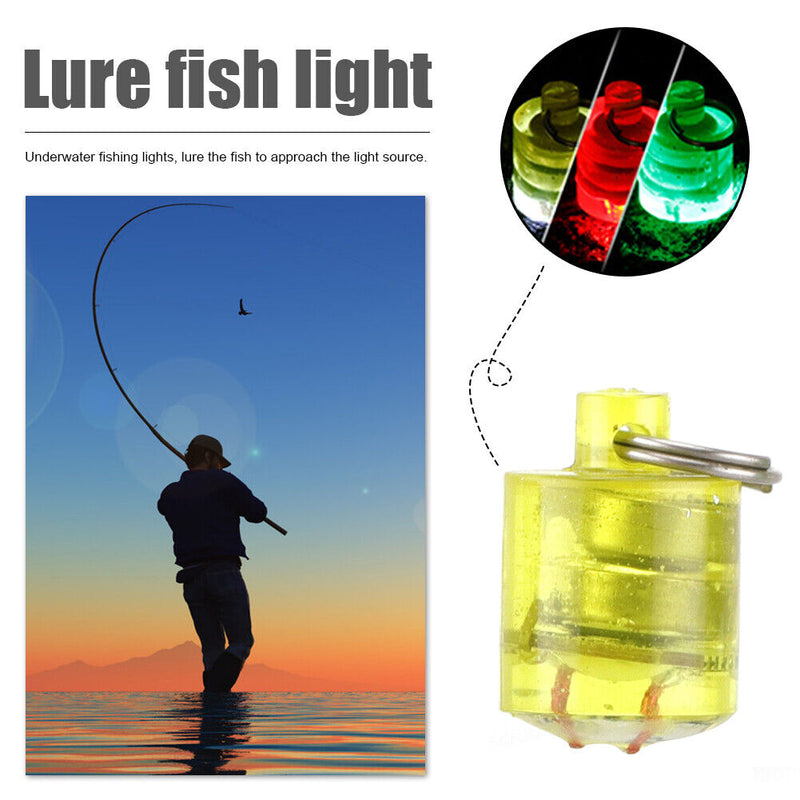 Mini LED Fishing Lure Light Water Triggered Design Underwater Fishing Bait La
