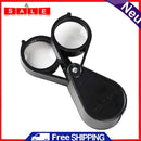 10X 30mm Double Open Folding Portable Jewelry Jade Porcelain Opti ID