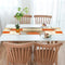 Style Table Runner Burlap Linen Abstract Paint Art Table Dresser Runner