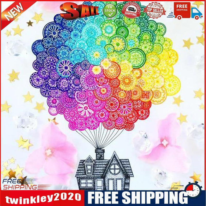 DIY Diamond Painting Kit Dream of Flying House Full Round Drill Handicrafts