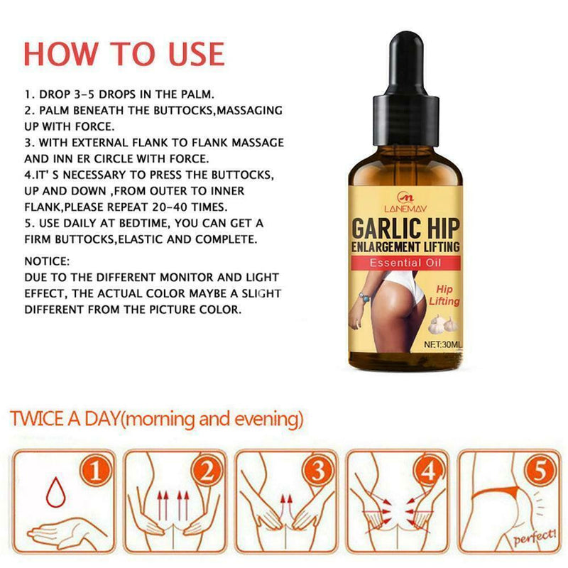 30ml Buttocks Essential Oil, Female Firming And Plumping Oil FAST D8FJ U5U5